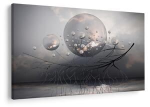 Tabloul bilelor abstracte (90x60 cm)