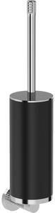 Mexen Triv, perie de toaletă de perete, negru mat / crom, 70A33071-00B
