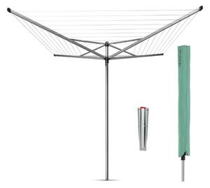 Uscător de rufe argintiu pentru grădină 50 m Topspinner – Brabantia
