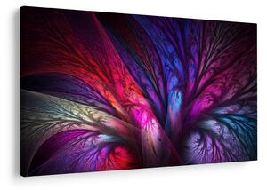 Tabloul abstract cu copacul (90x60 cm)