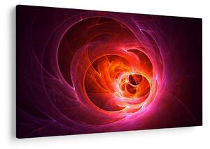 Tabloul modern cu abstracțiune roz (90x60 cm)
