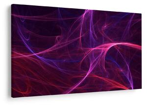 Tabloul abstract cu linii curbe (90x60 cm)