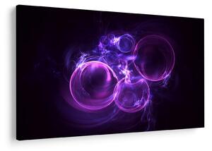 Tablou abstract cu bulbuci (90x60 cm)