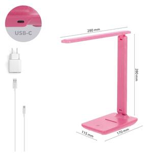 Brilagi - Lampă de masă LED reglabilă MODO LED/7W/230V 3000/4000/6500K roz