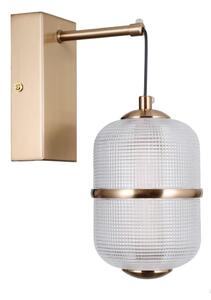 ITALUX WL-34375-1-HBR - Aplica de perete LED ALANI, 6 W, 230 V, 3000 K, aurie