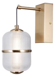 ITALUX WL-34375-1-HBR - Aplica de perete LED ALANI, 6 W, 230 V, 3000 K, aurie