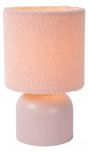 Lucide 10516/01/66 - Lampă de masă WOOLLY 1xE14/40W/230V, roz