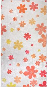 Covor pentru copii portocaliu-fildeș lavabil 80x150 cm Fall Flowers – Vitaus