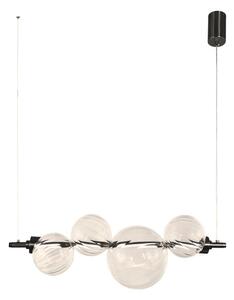 Lustră LED pe cablu PLAYA LED/12W/230V neagră