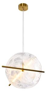 Lustră LED suspendată pe cablu RELAX LED/15W/230V auriu/alb