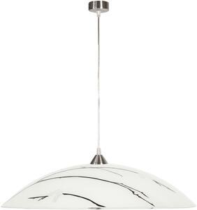 Candellux Brag lampă suspendată 1x40 W alb-negru 31-09265