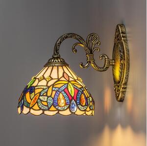 Brilagi - Lampă de perete Tiffany cu vitralii LUISA 1xE27/40W/230V