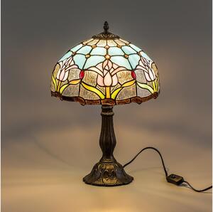 Brilagi - Lampă de masă Tiffany cu vitralii LORAS 1xE27/40W/230V