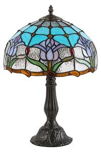 Brilagi - Lampă de masă Tiffany cu vitralii LORAS 1xE27/40W/230V