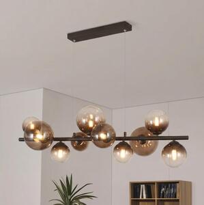 Brilagi - Candelabru LED suspendat pe cablu MILLA 10xG9/3W/230V maro/maro fumuriu