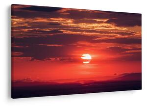 Tablou cu soarele colorat (90x60 cm)