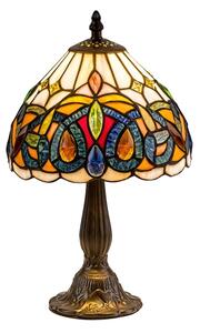 Brilagi - Lampă de masă Tiffany LUISA din vitralii 1xE14/40W/230V