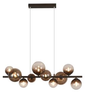 Brilagi - Candelabru LED suspendat pe cablu MILLA 10xG9/3W/230V maro/maro fumuriu