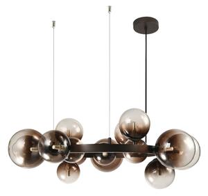 Brilagi - Lustră LED suspendată cu cablu MILLA 15xG9/3W/230V maro/maro fumuriu