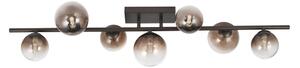 Brilagi - Candelabru LED aplicat MILLA 7xG9/3W/230V maro/maro fumuriu