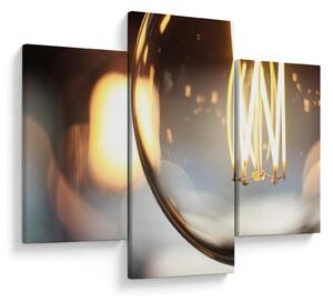 Tablou cu becul aprins (90x60 cm)
