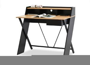 Z0ND0 Masă PC Aspart (stejar negru + negru). 1109725