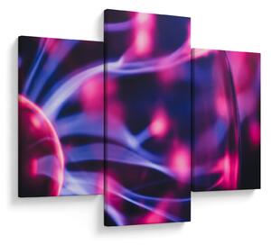 Tablou abstract mov (90x60 cm)