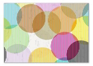 Fotografie imprimată pe sticlă cercuri colorate