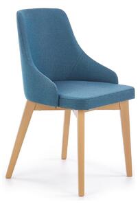 Scaun cu stofa albastru denim tapitat Toledo, 55X51X82 CM