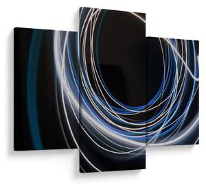Tabloul cu linii albastre (90x60 cm)
