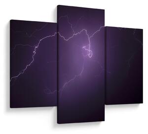 Tabloul cu fulger pe cer (90x60 cm)