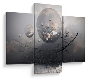 Tabloul bilelor abstracte (90x60 cm)