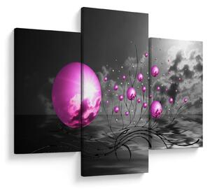 Tabloul bilelor roz (90x60 cm)