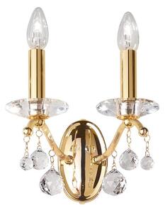 Kolarz 3234.62.3.KoT - Aplica de perete CARMEN din cristal, 2xE14/60W/230V, placată cu aur 24K