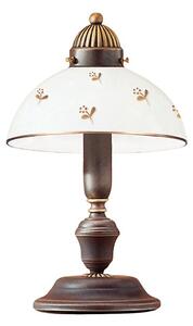 Kolarz 731.73.170 - Lampă de masă NONNA 1xE27/75W/230V, cu motive florale, aur roz