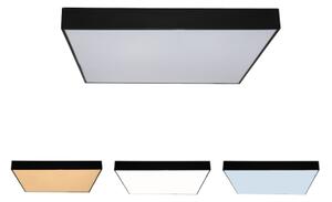 Plafonieră LED/215W/230V 3000/4000/6500K 80x80 cm neagră