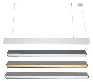 Lustră LED suspendată pe cablu, 55W, 230V, 3000/4000/6500K, 120 cm, albă