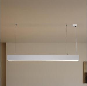 Lustră LED suspendată pe cablu, 55W, 230V, 3000/4000/6500K, 120 cm, albă