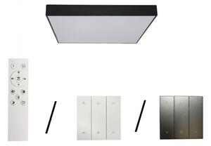 Plafonieră LED/215W/230V 3000/4000/6500K 80x80 cm neagră