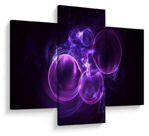 Tablou abstract cu bulbuci (90x60 cm)