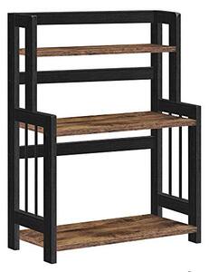 Raft de organizare, Songmics, Negru, 41x18x53 cm