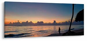 Tablou femeii pe plajă (120x50 cm)