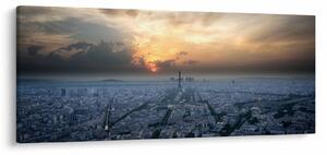 Tabloul - Paris din înâlțime (120x50 cm)