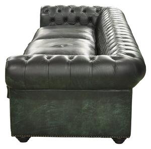 Canapea verde din piele sau stofa ✔ model GYMA C | Dimensiuni: 192 x 100 x 71 cm