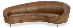 Canapea moderna din piele naturala ✔ model YAN | Dimensiuni: 230 x 133 x 83 cm