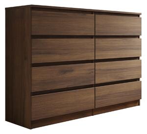 Comodă Comfivo Structor III, Nuc, PAL laminat, 100x138x40cm, 61 kg