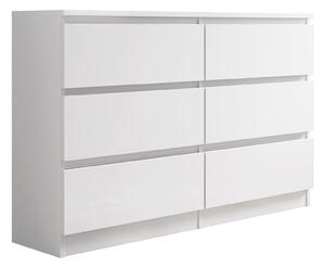 Comodă Comfivo Structor V, Alb, PAL laminat, 77x120x30cm, 35 kg