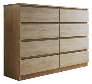 Comodă Comfivo Structor III, Stejar Sonoma, PAL laminat, 100x138x40cm, 61 kg