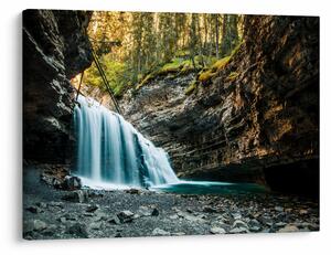 Tablou cu cascada de pădure (70x50 cm)