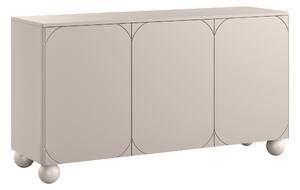Comodă Sonatia II 150 cm trei uși - casmir / picioare rotunde
